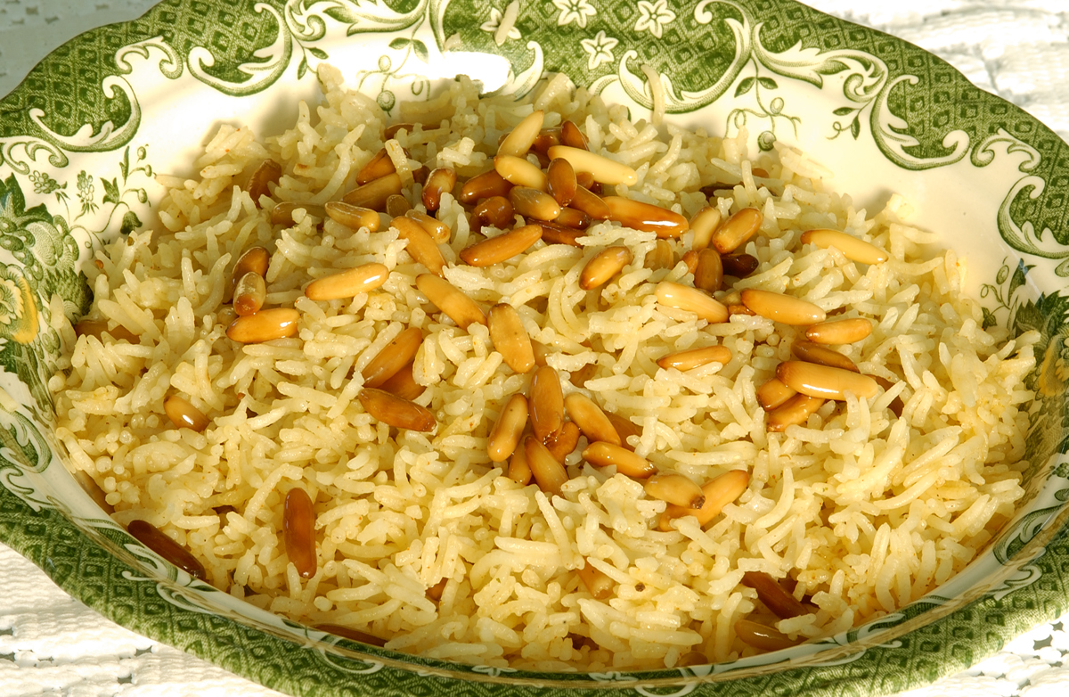 Fenyőmagos rizs